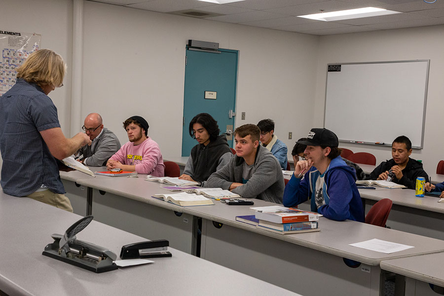 San Juan College Students in their free community college class