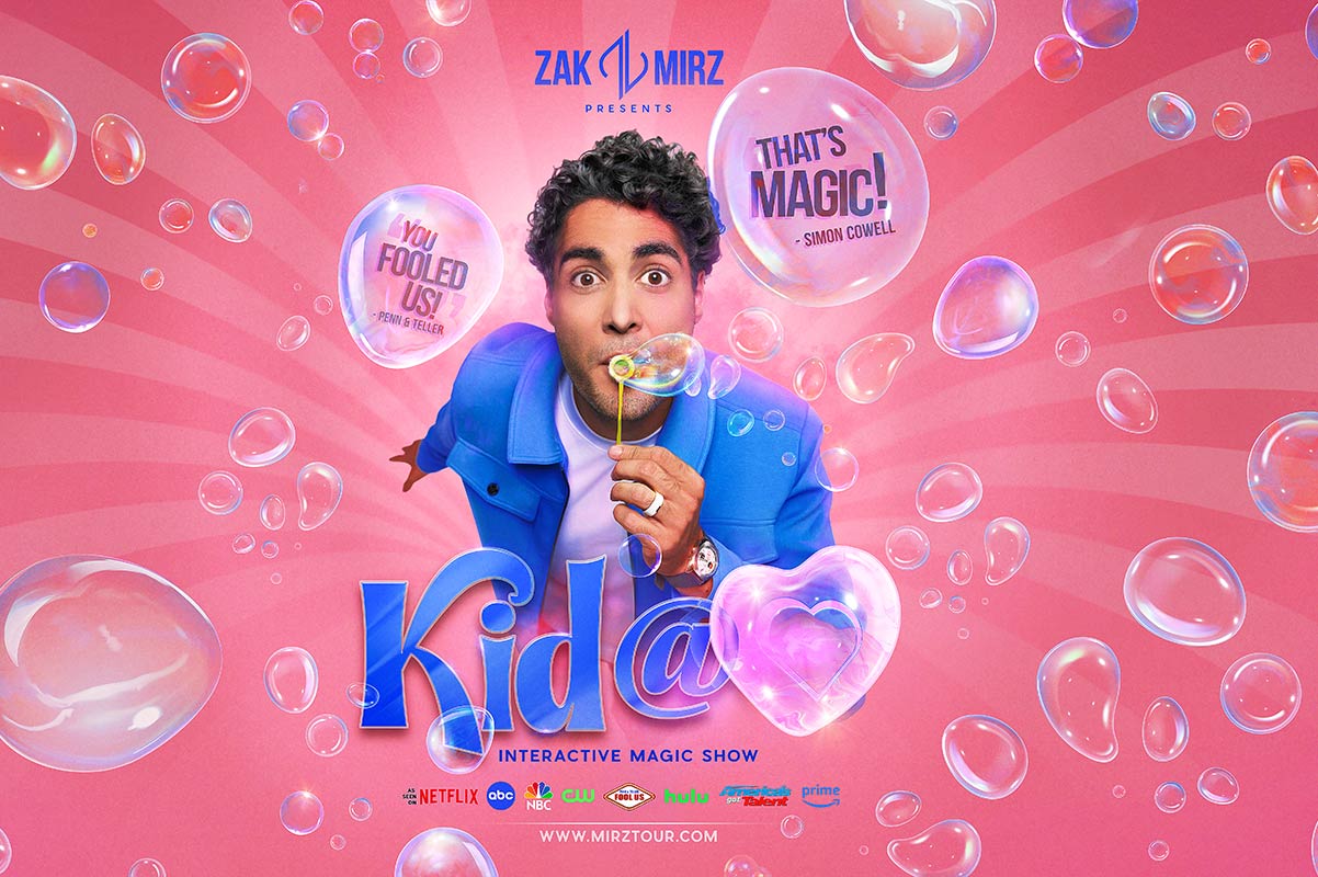 Zak Mirz presents Kid @ Heart. Interactive Magic Show. www.mirztour.com