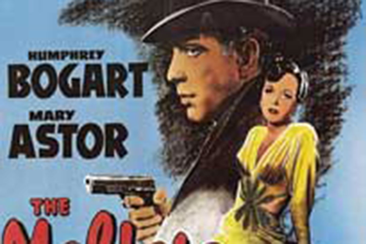 Humphry Bogart Mary Astor The Maltese Falcon poster