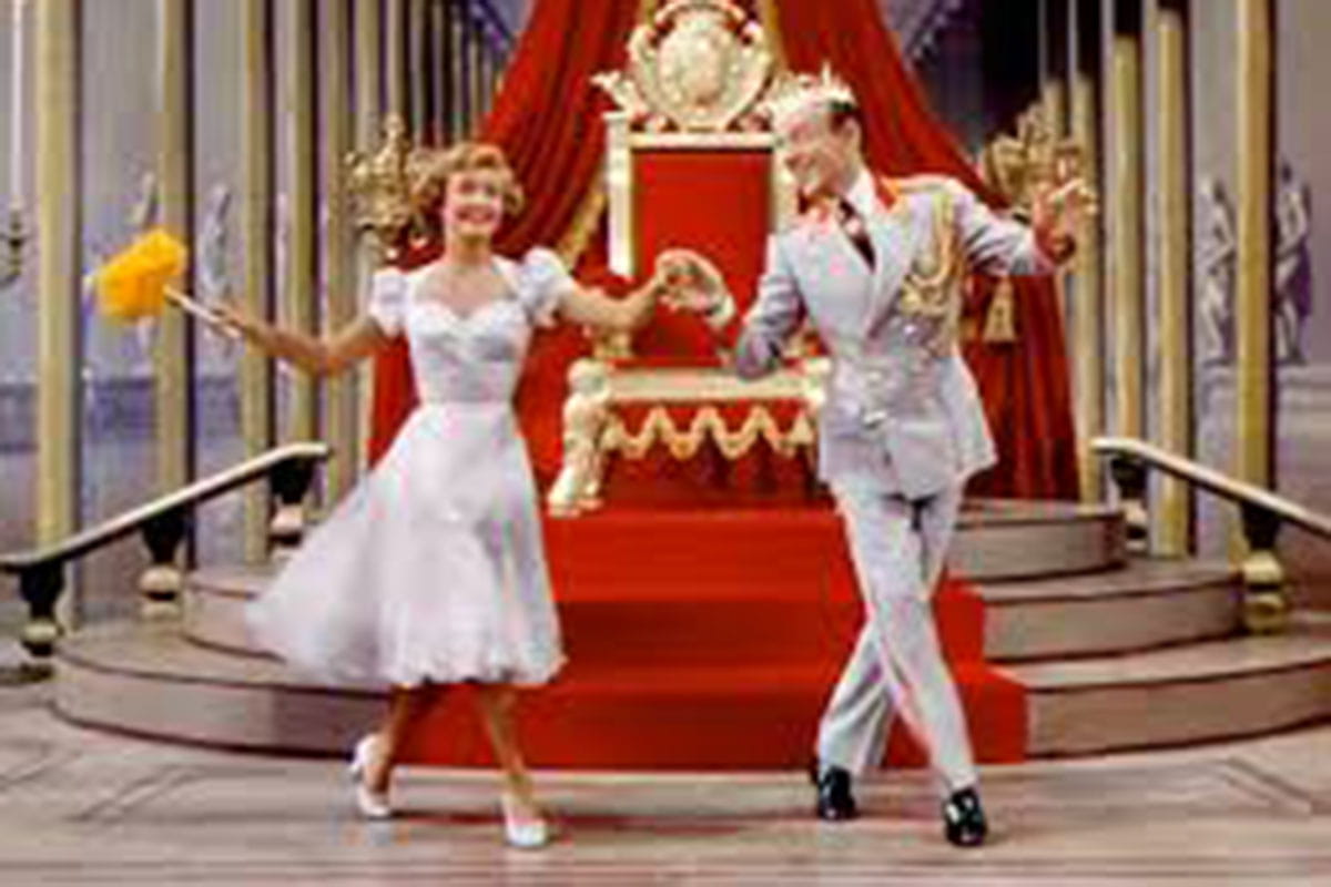 A scene from the film Royal Wedding