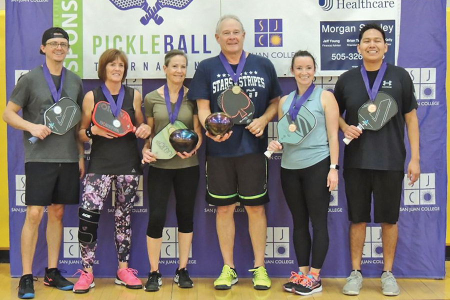 The San Juan College Foundation hosted its first Pickleball Tournament on January 27, through January 29.