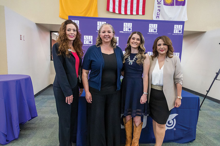 Dr. Pendergrass and representatives from WGU.