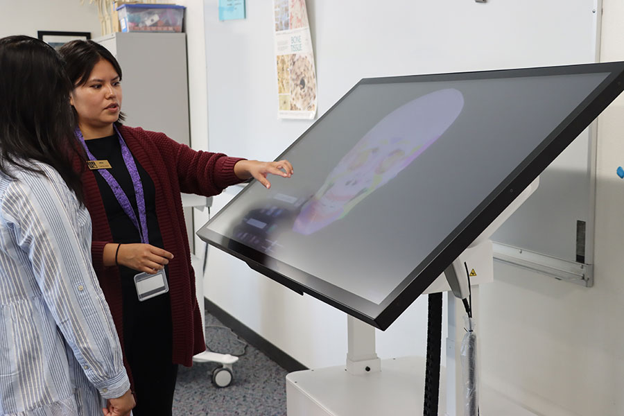 Anatomage Tables being used by SJC students on campus