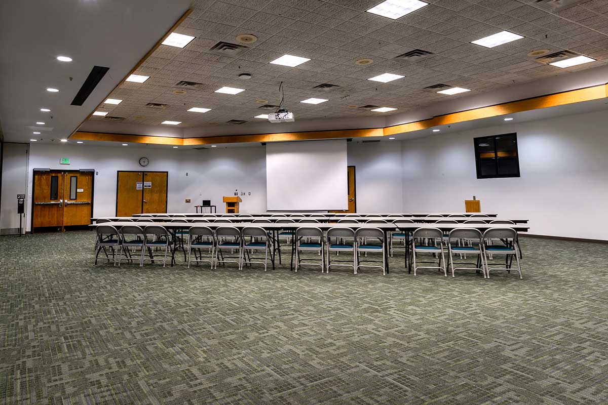 Empty conference room.