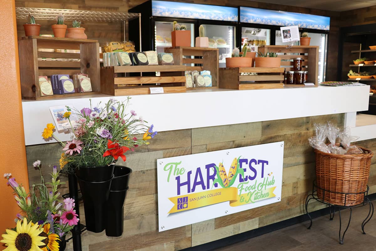 Photo of Harvest Food Hub sales counter