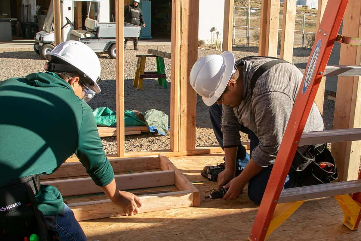 San Juan College Trades Students Build Insulated Sheds Boosting Local 