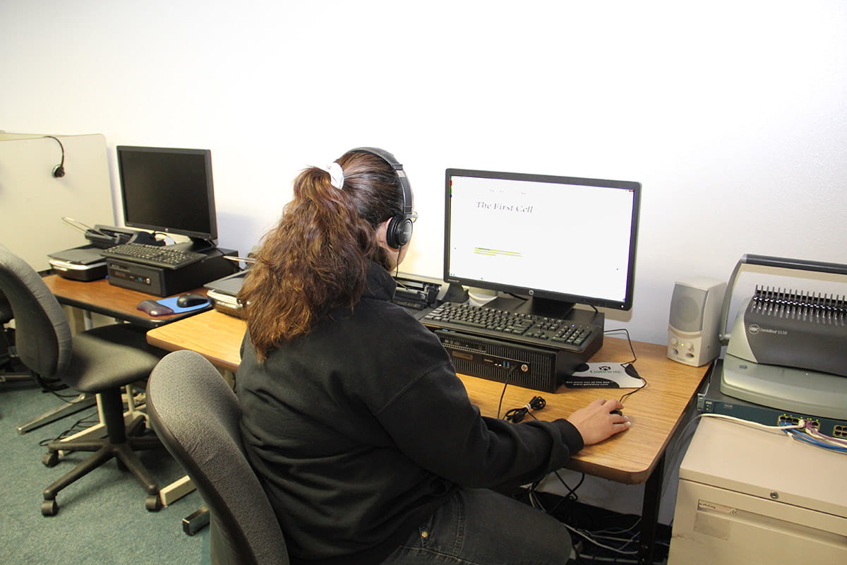 An SJC student with a hearing disability worked with Accessbility Services to get their accomodations
