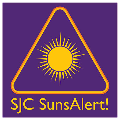 Suns Alert Purple Logo