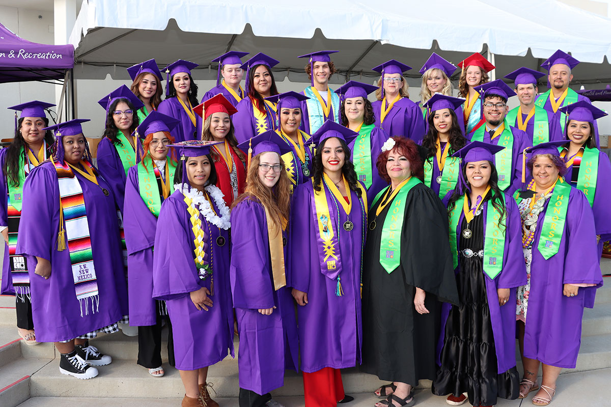 Group of SJC Honor Roll Students at Graduation.