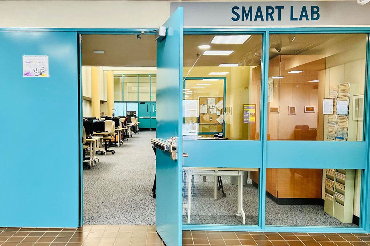 The entrance to the Smart Lab
