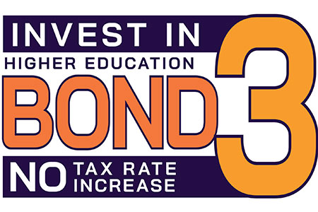 Invest in Higher Education Bond 3 No tax rate increase