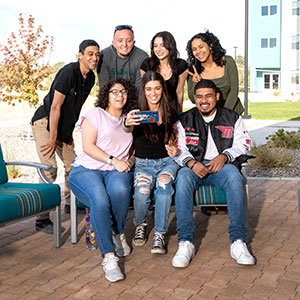 Group of San Juan College Students taking a selfie together