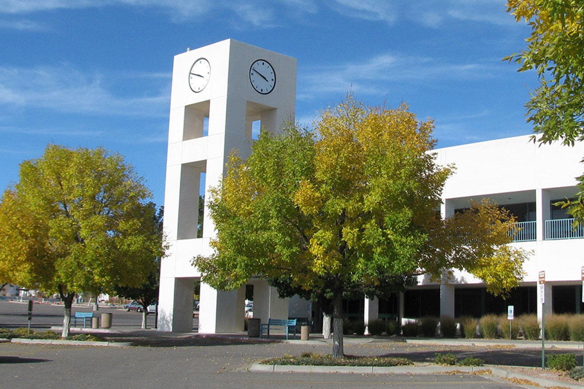 SJC Clock tower on main campus