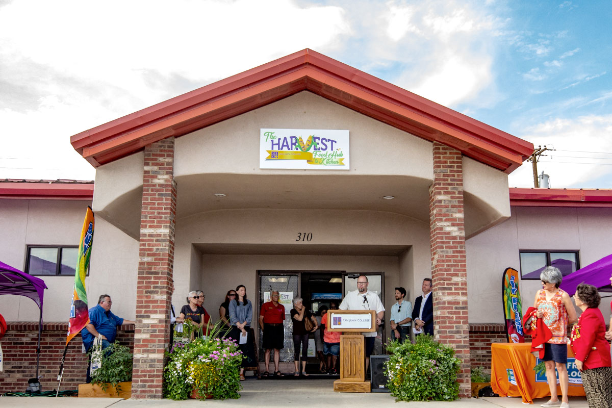 Harvest Food Hub & Kitchen during the grand opening