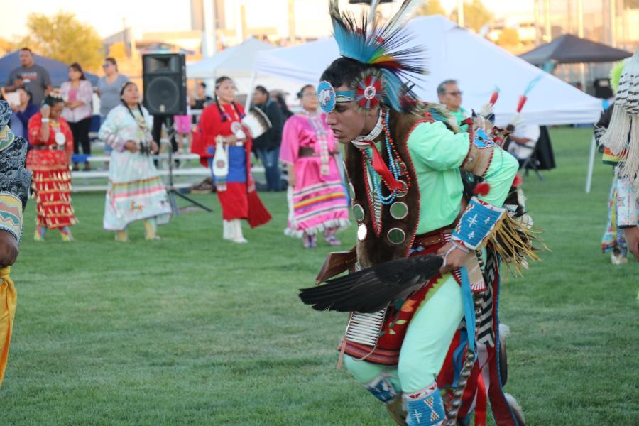 Native American dancing at the San Juan College Pow Wow